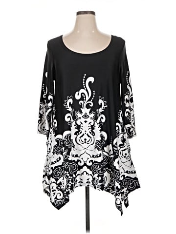 White Mark 3/4 Sleeve Blouse (view 1)