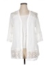 Studio Works 100% Rayon White Cardigan Size 1X - photo 1