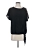Emery Rose 100% Polyester Black Short Sleeve Top Size S - photo 1