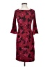 Chaps Burgundy Cocktail Dress Size S - photo 1