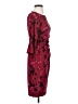 Chaps Burgundy Cocktail Dress Size S - photo 4