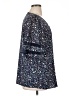VIISHOW Blue 3/4 Sleeve Blouse Size XL - photo 4