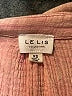Le Lis 100% Cotton Tweed Pink Long Sleeve Button-Down Shirt Size XS - photo 7