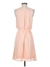 Maurices 100% Polyester Solid Pink Casual Dress Size S - photo 2