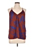 Gap 100% Polyester Brown Sleeveless Blouse Size L - photo 1