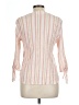 MICHAEL Michael Kors Pink 3/4 Sleeve Blouse Size L (petite) - photo 2