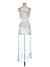 YFB 100% Viscose Silver Cocktail Dress Size S (estimated) - photo 1