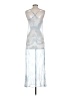 YFB 100% Viscose Silver Cocktail Dress Size S (estimated) - photo 2