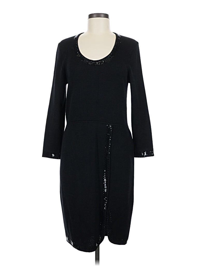 Pre-owned St. John Collection By Marie Gray St. John By Marie Gray Casual Dress In Black