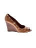Tory Burch 100% Leather Brown Wedges Size 7 - photo 1