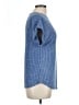 Automet Tweed Blue Short Sleeve T-Shirt Size M - photo 4