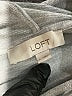 Ann Taylor LOFT Gray Pullover Hoodie Size L - photo 7