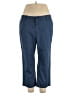Eddie Bauer 100% Cotton Solid Blue Casual Pants Size 18 (tall) - photo 1
