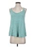 Naked Zebra Teal Tank Top Size S - photo 1
