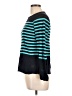 525 America 100% Rayon Stripes Teal Pullover Sweater Size L - photo 5