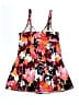 Raisins Floral Pink Orange Swimsuit Top Size 14 - photo 2