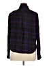 Evereve Plaid Black Long Sleeve Button-Down Shirt Size XL - photo 2