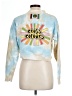 HBCU Cross Colours Tie-dye Blue Pullover Sweater Size M - photo 2