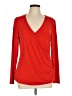 Jason Wu Red Long Sleeve Blouse Size L - photo 1