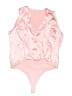 Good American 100% Polyester Pink Bodysuit Size Lg (3) - photo 1