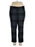 Torrid Plaid Green Casual Pants Size 2X Plus (2) - photo 1