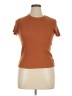 American Eagle Outfitters Brown Short Sleeve Turtleneck Size XL - photo 1
