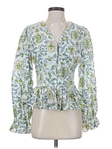 7 For All Mankind Long Sleeve Blouse (view 1)