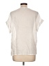 A New Day Ivory Short Sleeve Blouse Size L - photo 2