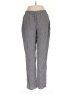 Joie 100% Silk Houndstooth Gray Silk Pants Size M - photo 2
