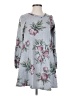 Pinc Floral Gray Casual Dress Size S - photo 1