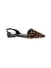 Franco Sarto Animal Print Brown Flats Size 7 1/2 - photo 1