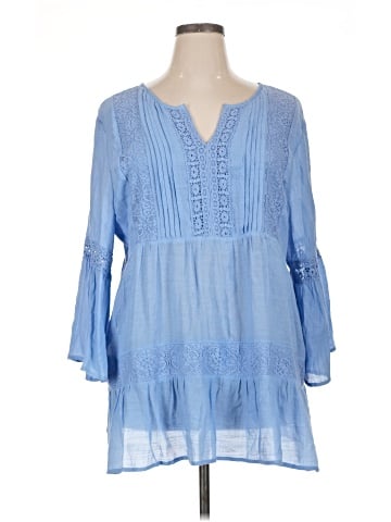New Directions 3/4 Sleeve Blouse (view 1)