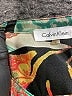 Calvin Klein 100% Polyester Paisley Black Long Sleeve Blouse Size S - photo 7
