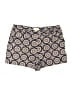 Elevenses Print Blue Shorts Size 14 - photo 1