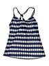 Next Stripes Blue Swimsuit Top Size S - photo 1