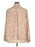 NYDJ Animal Print Tan Long Sleeve Blouse Size XL - photo 2