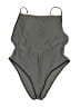 Aerie Chevron-herringbone Gray Swimsuit Bottoms Size XL - photo 1