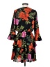 Express 100% Polyester Floral Black Cocktail Dress Size S - photo 2