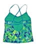 Speedo Camo Green Swimsuit Top Size 16 - photo 2