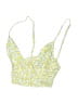 Garage Print Yellow Swimsuit Top Size XS - photo 1