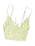 Garage Print Yellow Swimsuit Top Size XS - photo 2