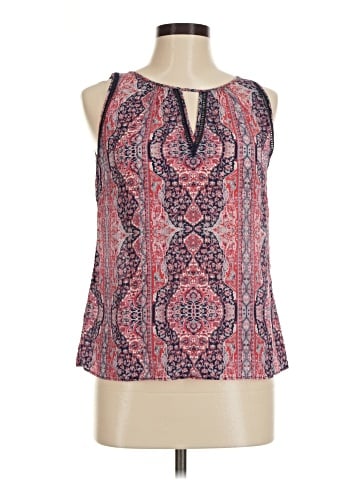 Greylin Sleeveless Silk Top (view 1)