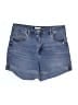 H&M Blue Denim Shorts Size 14 - photo 1