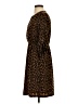 Old Navy 100% Polyester Animal Print Brown Casual Dress Size S - photo 5