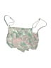 Unbranded 100% Polyester Print Green Swimsuit Top Size S - photo 1