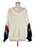 Wishlist 100% Acrylic Color Block Ivory Pullover Sweater Size S - photo 1