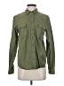AYR Solid Green Long Sleeve Button-Down Shirt Size S - photo 1