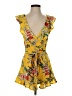Love Tree Tropical Yellow Casual Dress Size S - photo 1