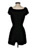 Mango Solid Black Casual Dress Size XXS - photo 2