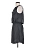 Express 100% Polyester Solid Gray Casual Dress Size S - photo 5